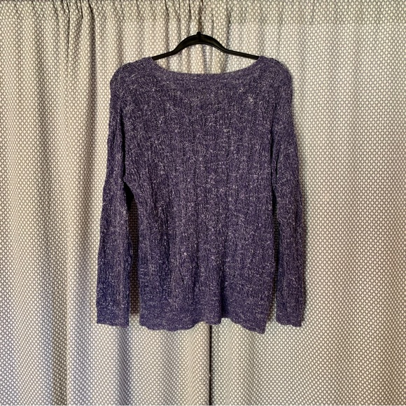 Blue Free People Knit Sweater - Picture 4 of 5